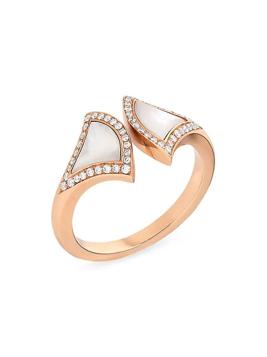 [Rosla Jewelry]DREAM MOP DIAMOND OPEN RING