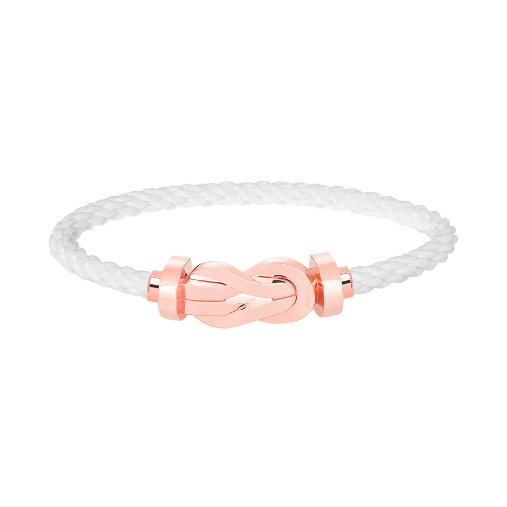 [Rosla Jewelry]CHANCE LARGE 8 FIGURE BUCKLE NO DIAMOND BRACELET ROSE GOLD