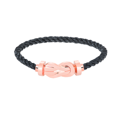 [Rosla Jewelry]CHANCE LARGE 8 FIGURE BUCKLE NO DIAMOND BRACELET ROSE GOLD