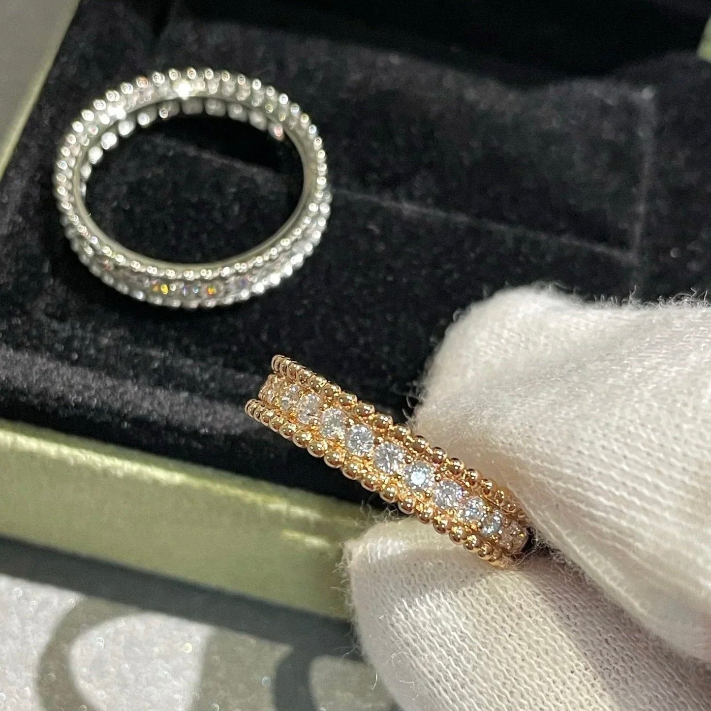 [Rosla Jewelry]PERLEE DIAMOND SILVER RING