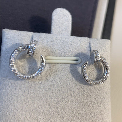 [Rosla Jewelry]JUSTE EARRINGS SILVER DIAMONDS