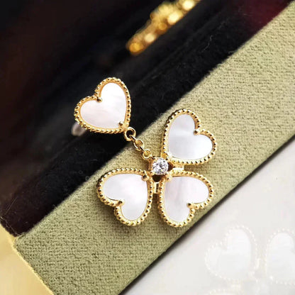 [Rosla Jewelry]CLOVER SWEET WHITE MOP EARRINGS