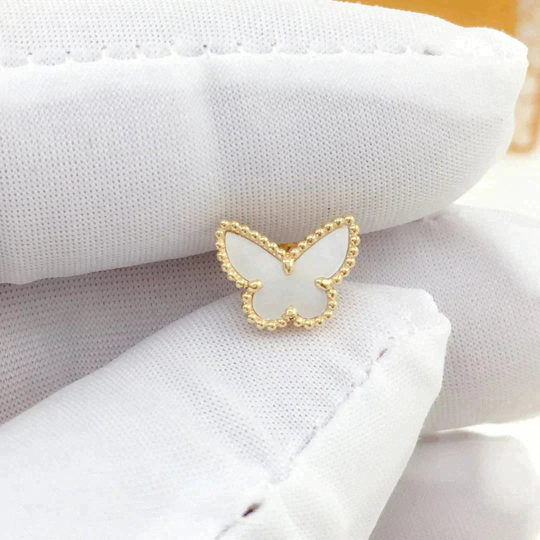 [Rosla Jewelry]SWEET BUTTERFLY MOP EARSTUDS