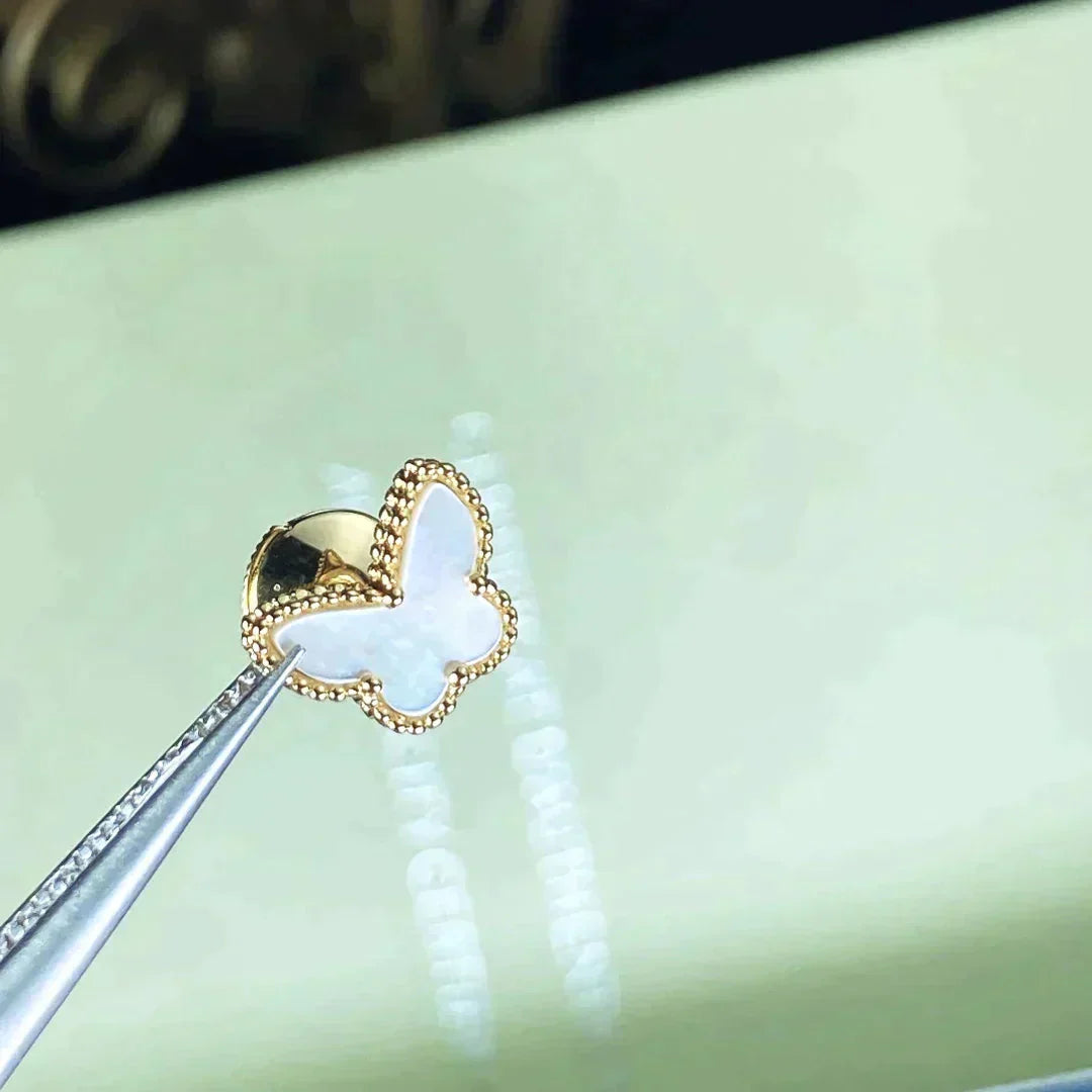 [Rosla Jewelry]SWEET BUTTERFLY MOP EARSTUDS