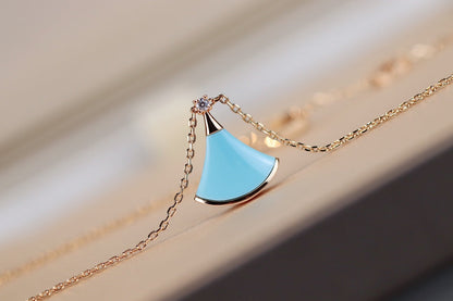 [Rosla Jewelry]DREAM NECKLACE TURQUOISE PINK GOLD