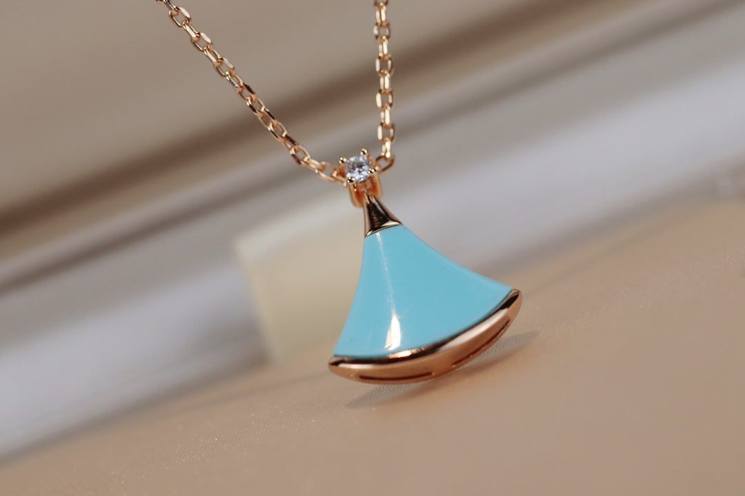 [Rosla Jewelry]DREAM NECKLACE TURQUOISE PINK GOLD