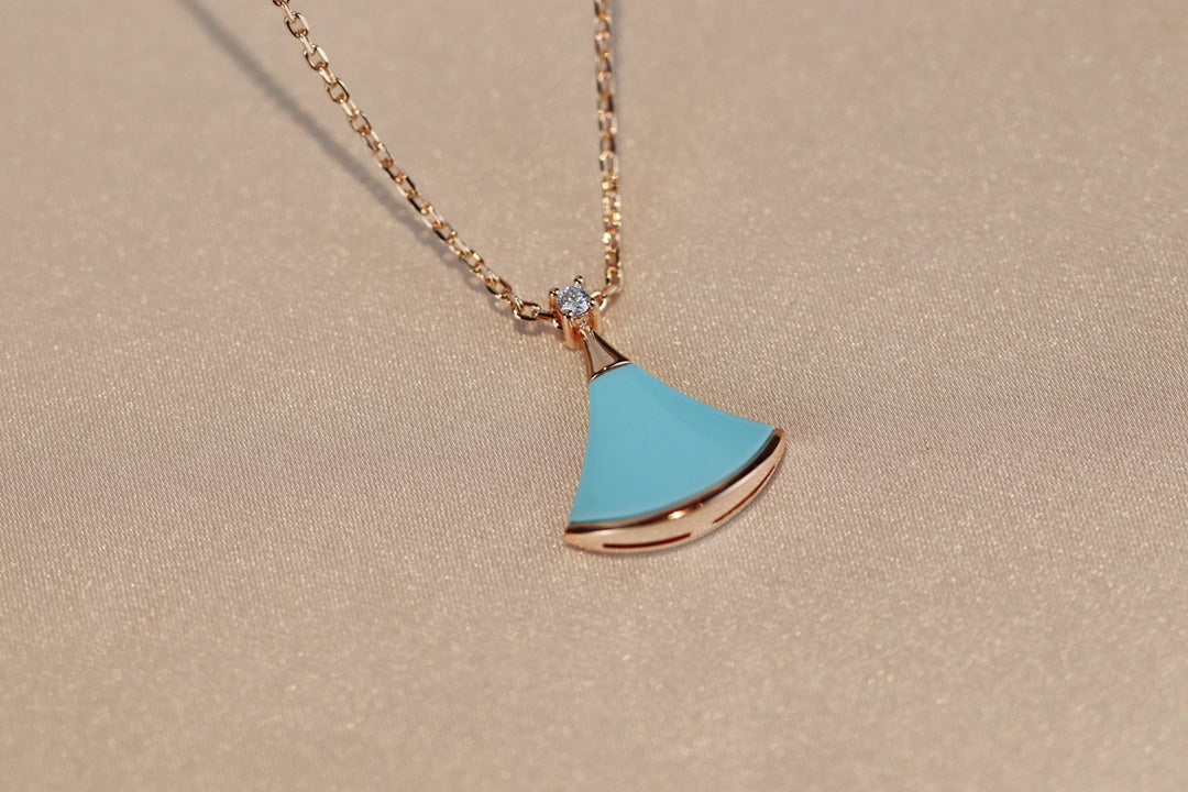 [Rosla Jewelry]DREAM NECKLACE TURQUOISE PINK GOLD