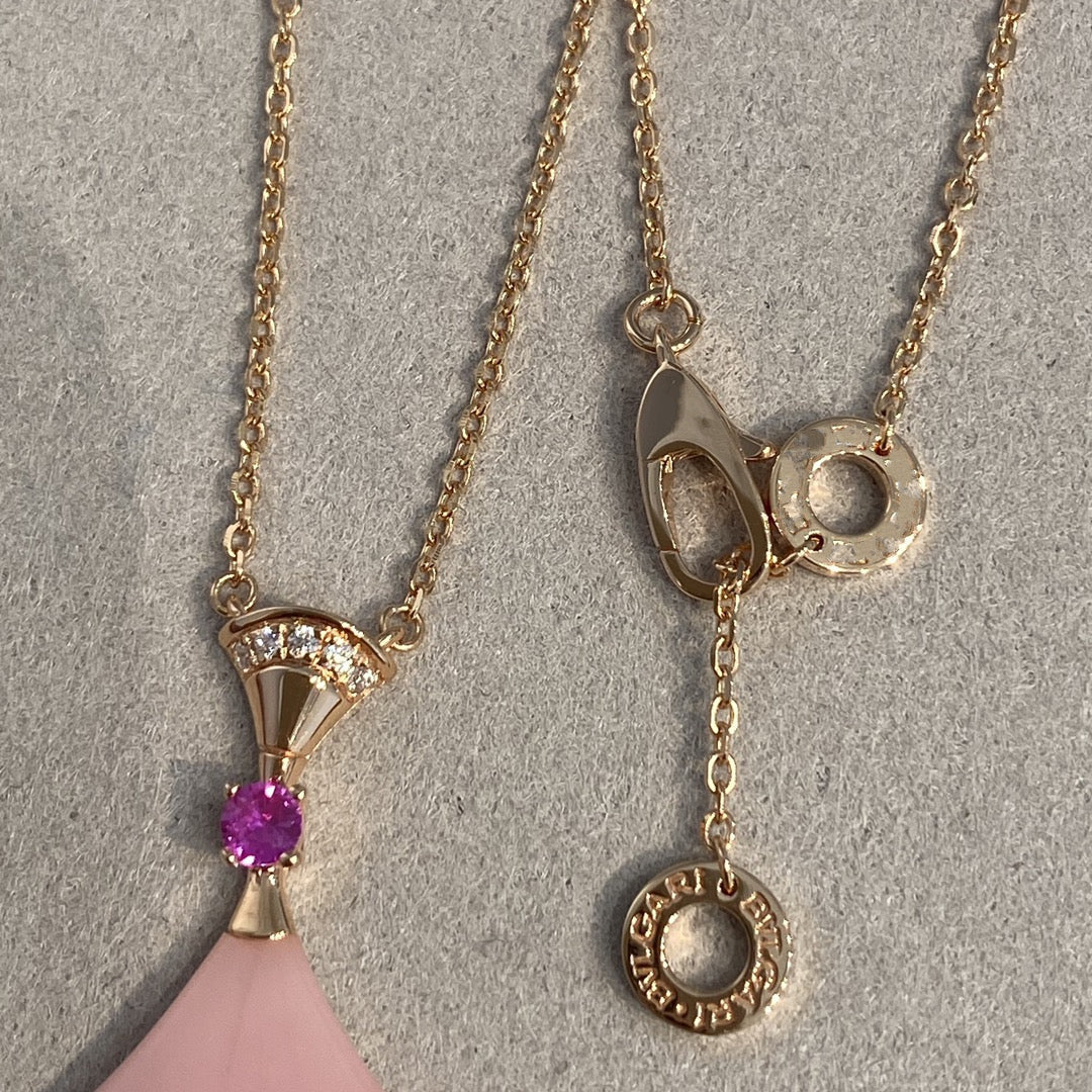 [Rosla Jewelry]DREAM NECKLACE PINK OPAL