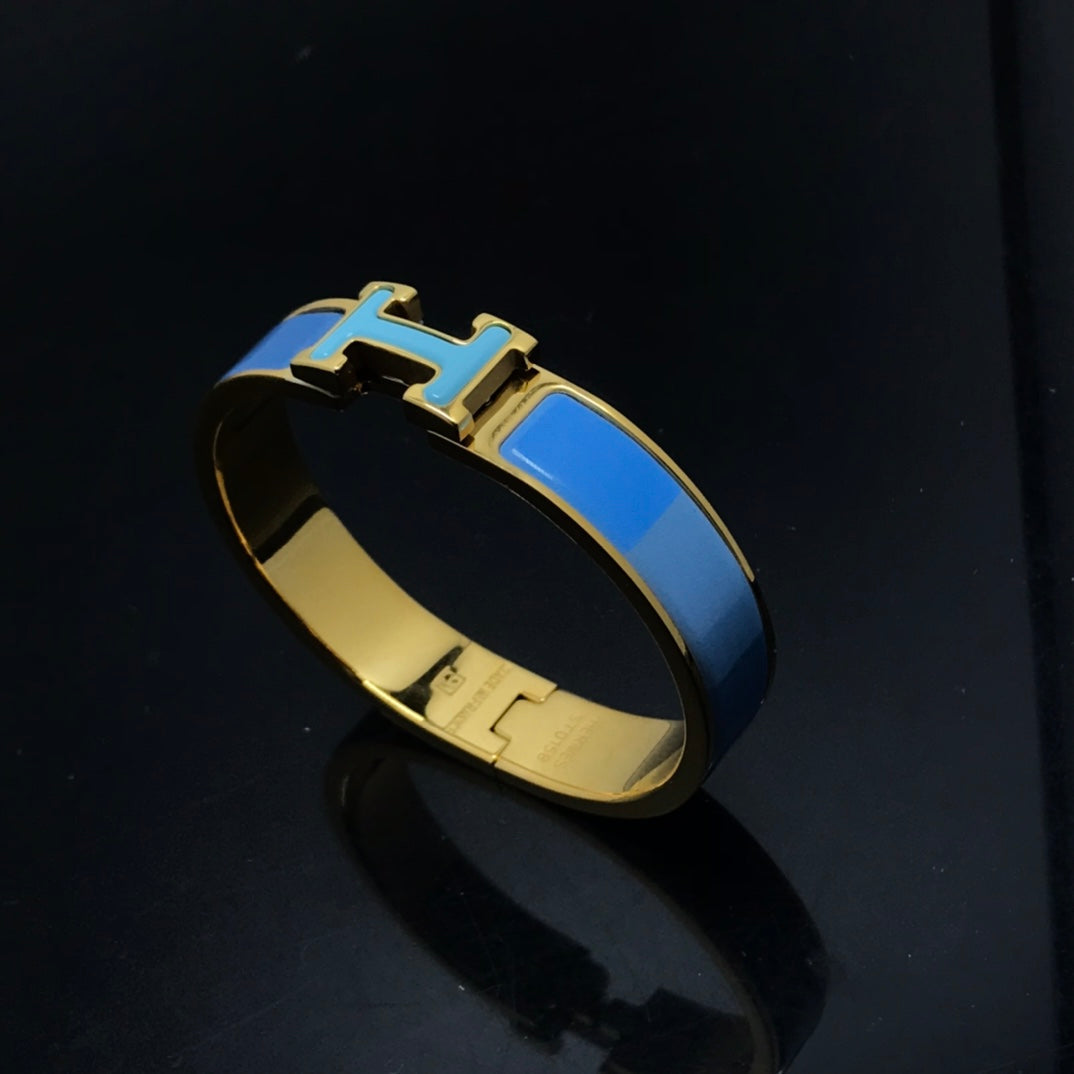 [Rosla Jewelry]H BRACELET BLUE RAINBOW CERAMIC