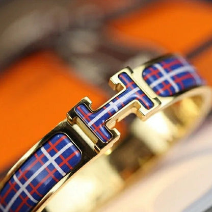 [Rosla Jewelry]H TARTAN BRACELET 12MM