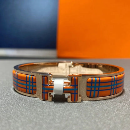 [Rosla Jewelry]H TARTAN BRACELET 12MM