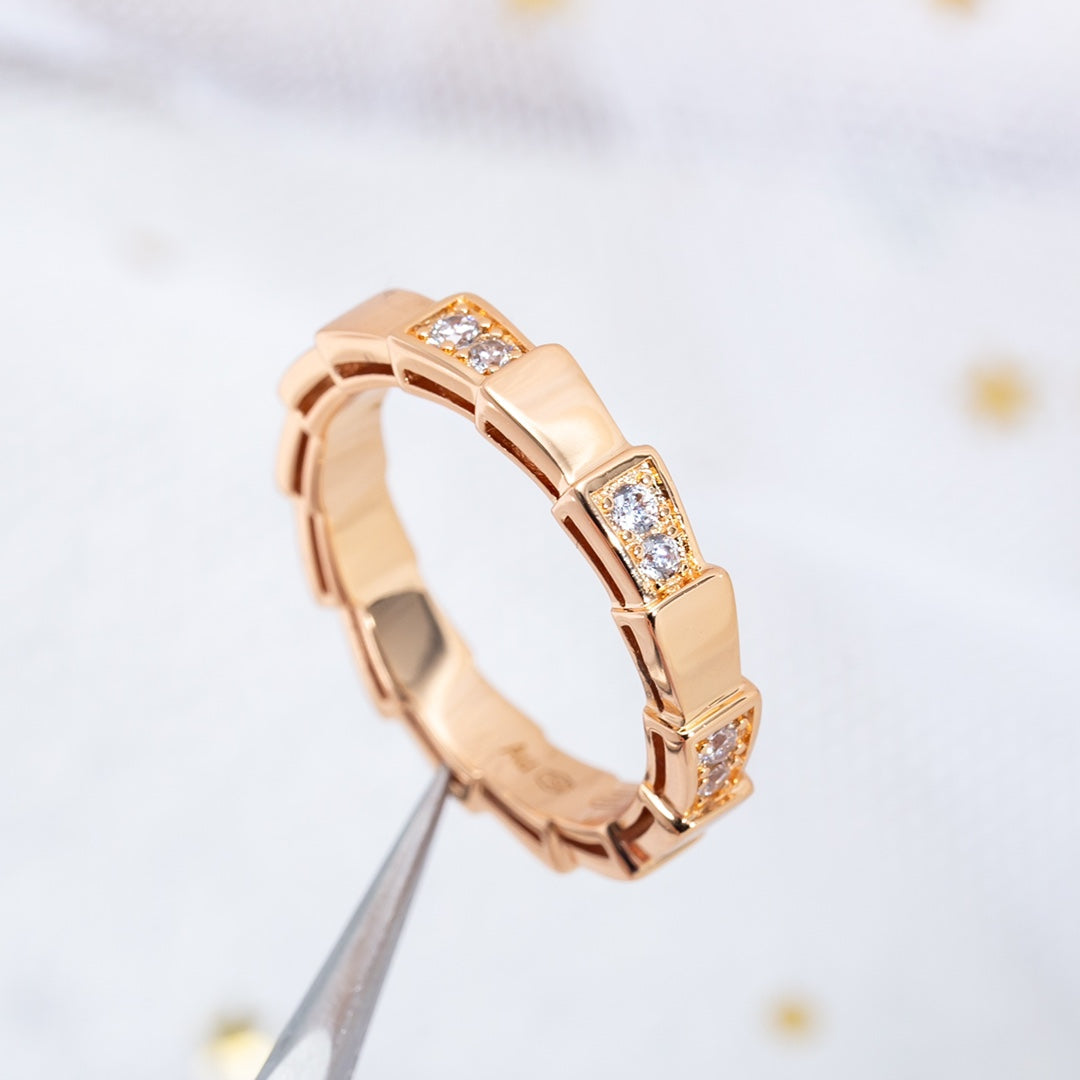 [Rosla Jewelry]SERPENTI RING PINK GOLD  3MM