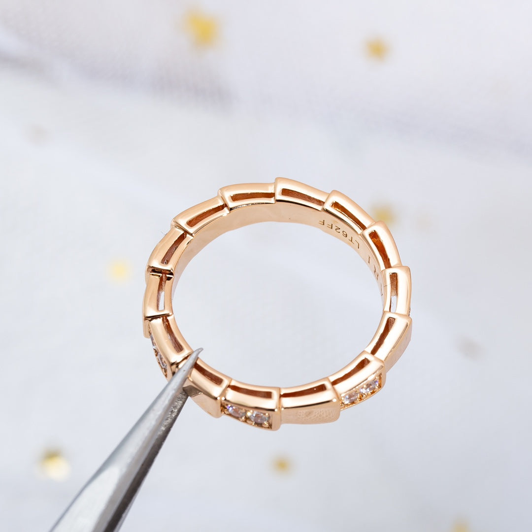 [Rosla Jewelry]SERPENTI RING PINK GOLD  3MM