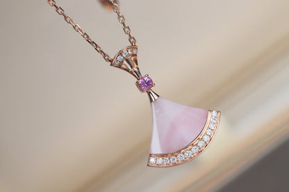 [Rosla Jewelry]DREAM NECKLACE PINK MOP DIAMOND