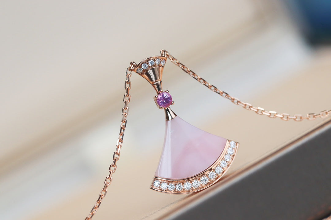 [Rosla Jewelry]DREAM NECKLACE PINK MOP DIAMOND