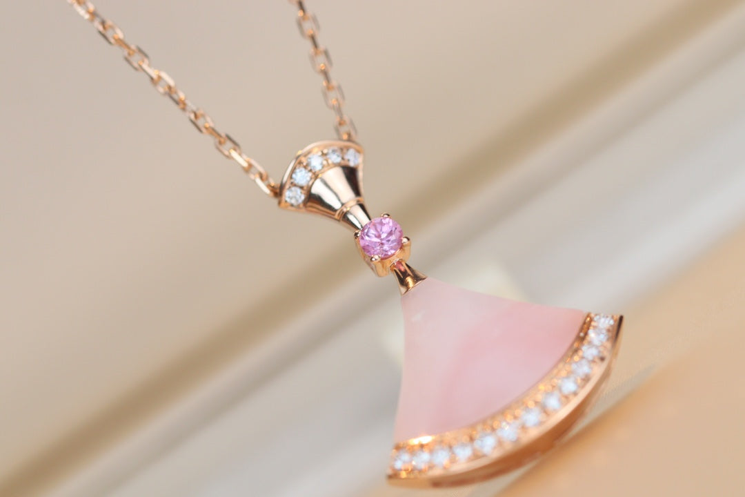 [Rosla Jewelry]DREAM NECKLACE PINK MOP DIAMOND