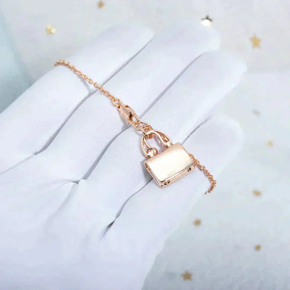 [Rosla Jewelry]AMULETTE PEDANT ROSE GOLD NECKLACE