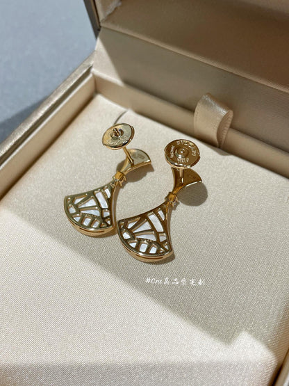 [Rosla Jewelry]DREAM MOP 1 DIAMOND EARRINGS