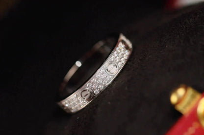 [Rosla Jewelry]LOVE RING 3.6MM DIAMOND PAVED