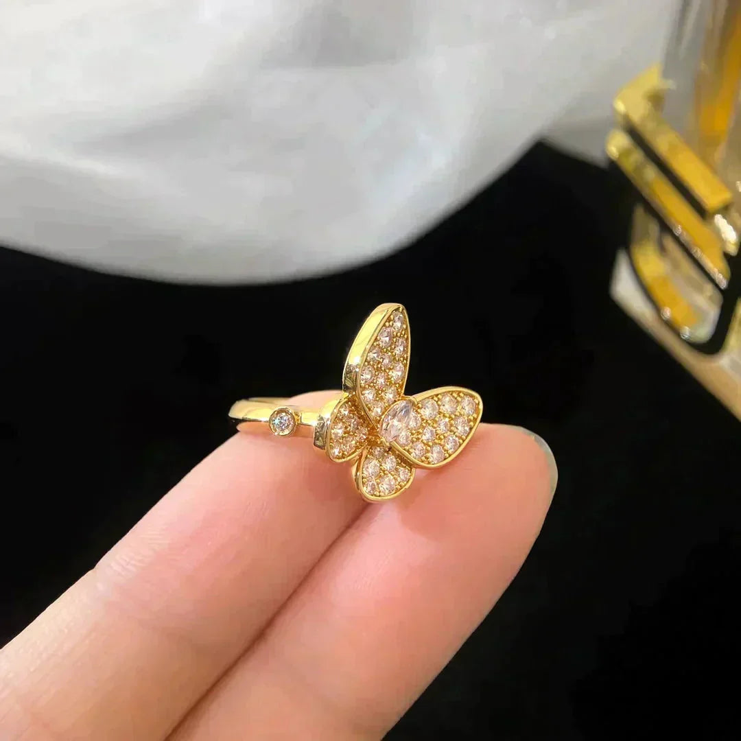 [Rosla Jewelry]BUTTERFLY DIAMOND RING