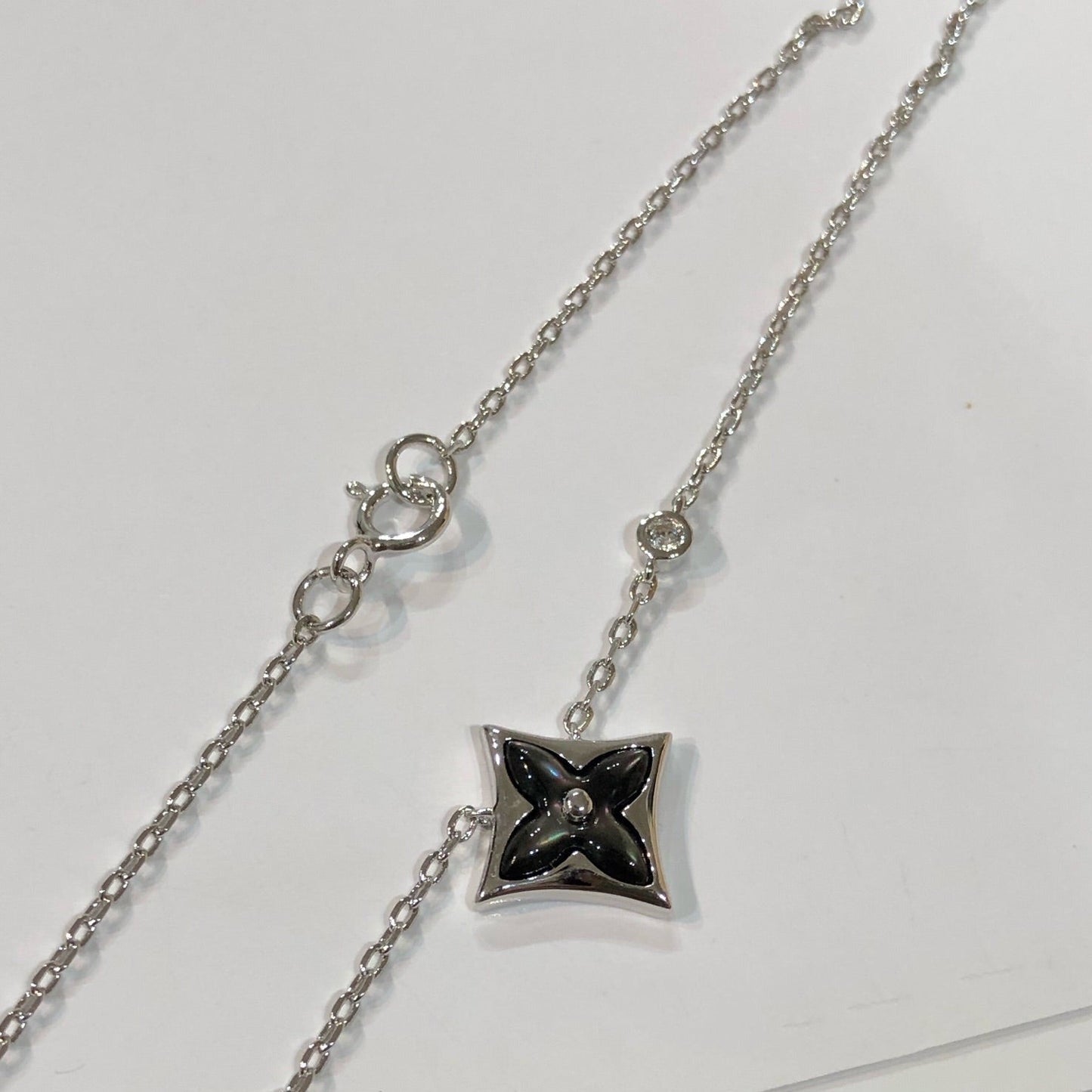 [Rosla Jewelry]STAR BLACK MOP NECKLACE