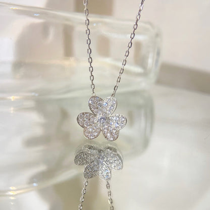 [Rosla Jewelry]FLOWER DIAMOND NECKLACE