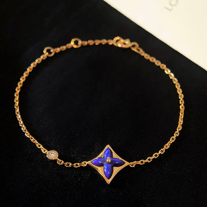 [Rosla Jewelry]COLOR STAR PINK GOLD DIAMOND BRACELET