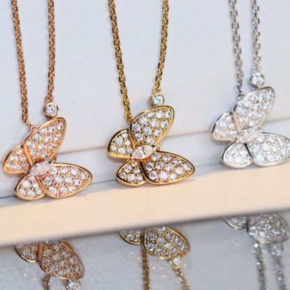 [Rosla Jewelry]BUTTERFLY DIAMOND NECKLACE