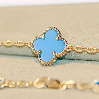 [Rosla Jewelry]CLOVER 20 MOTIFS TURQUOISE GOLD