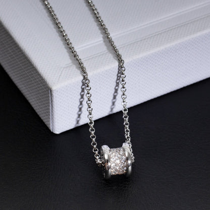 [Rosla Jewelry]ZERO 1 SILVER DIAMOND NECKLACE