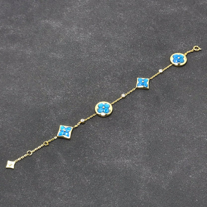 [Rosla Jewelry]STAR AND SUN TURQUOISE 4 MOTIFS 3 DIAMONDS