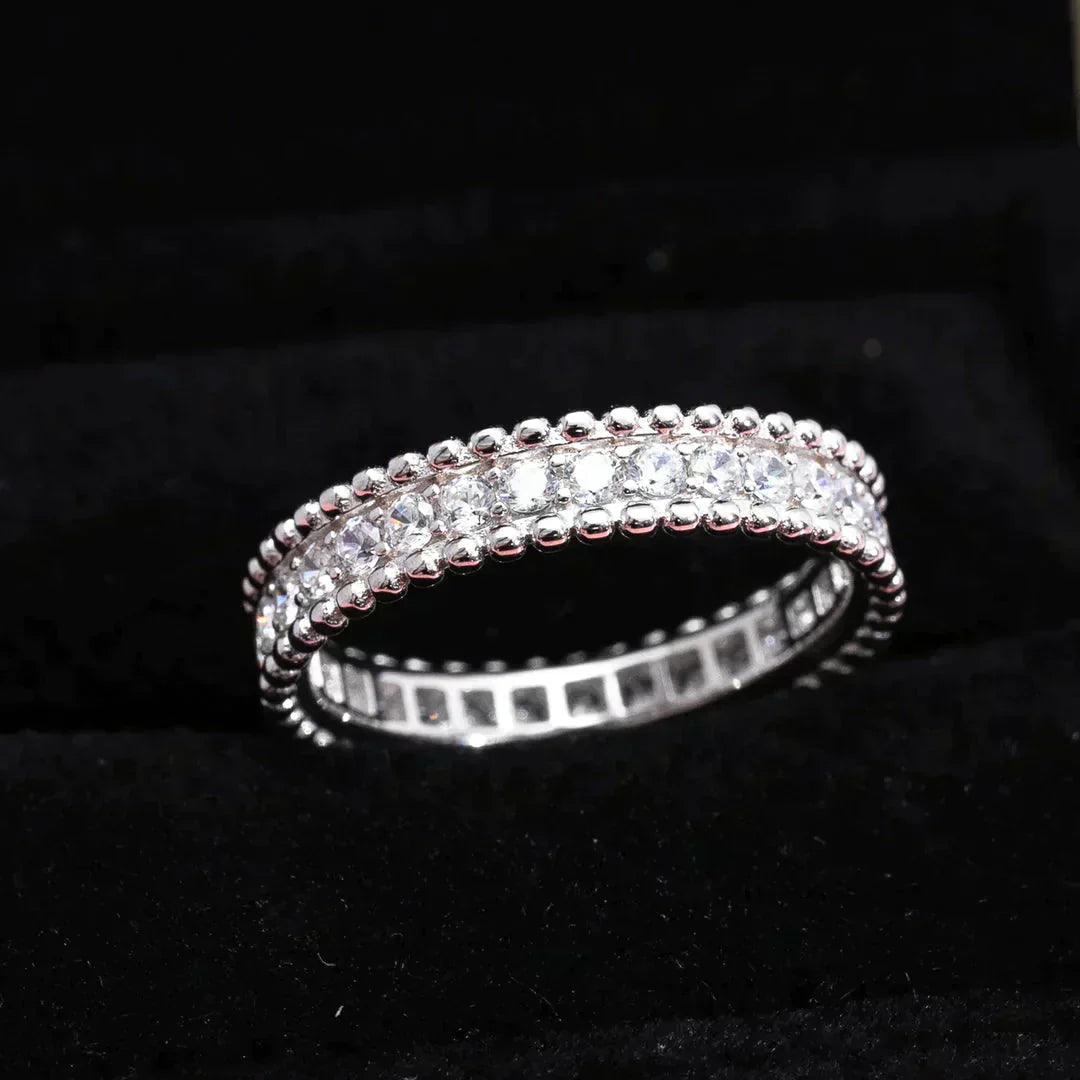 [Rosla Jewelry]PERLEE DIAMOND SILVER RING