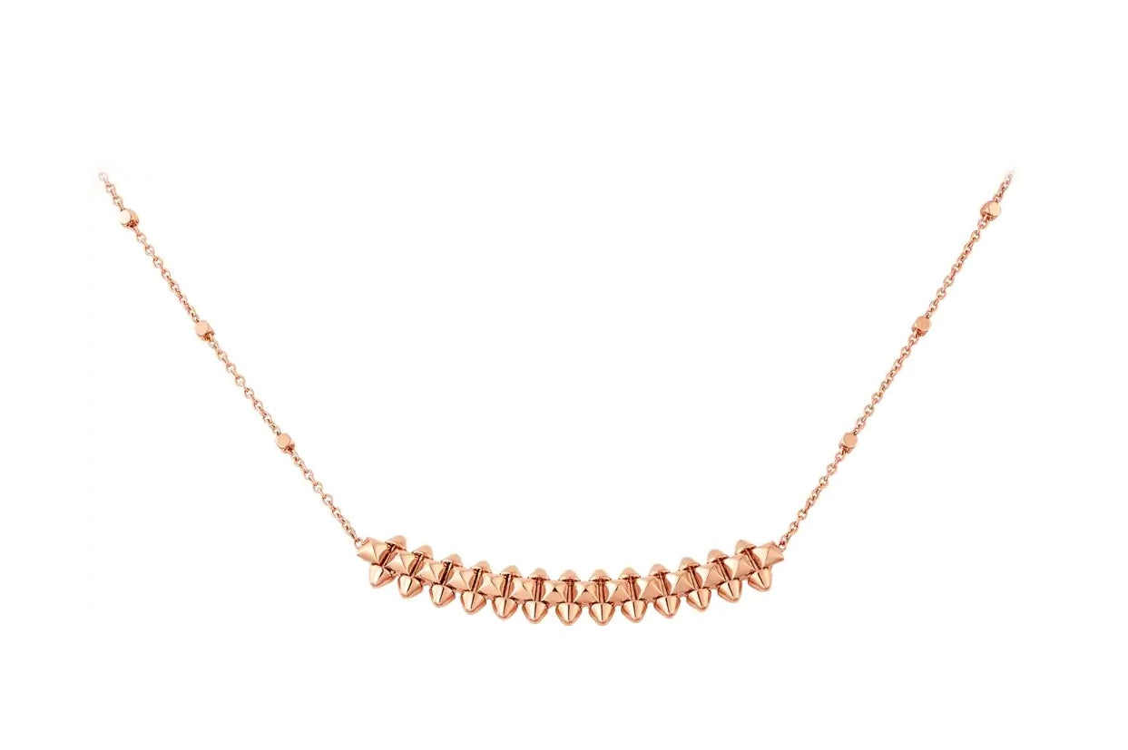 [Rosla Jewelry]CLASH PINK GOLD NECKLACE