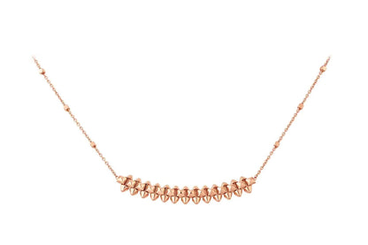 [Rosla Jewelry]CLASH PINK GOLD NECKLACE