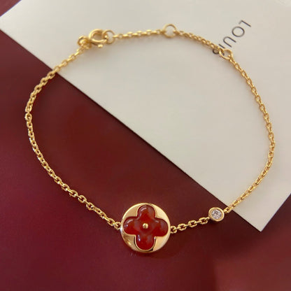 [Rosla Jewelry]SUN PEDANT CARNELIAN BRACELET