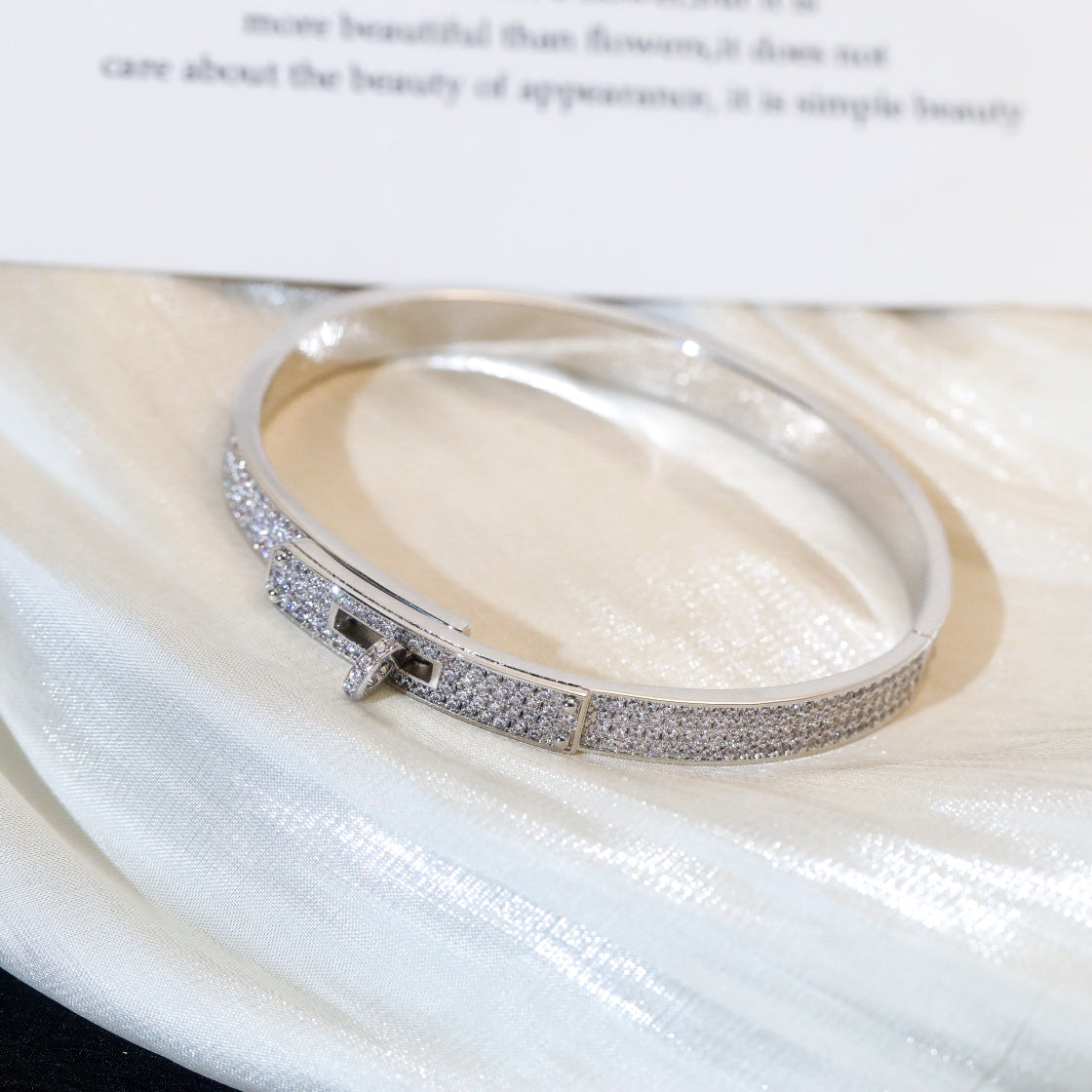 [Rosla Jewelry]KELLY BRACELET DIAMOND PAVED