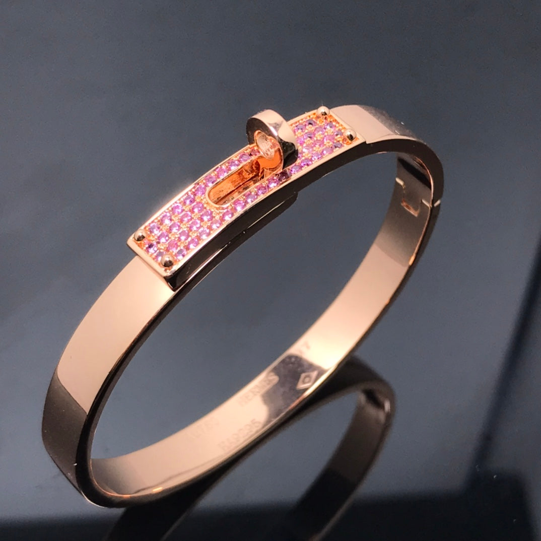 [Rosla Jewelry]KELLY BRACELET PINK DIAMOND