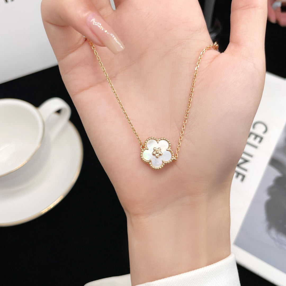 [Rosla Jewelry]LUCKY SPRING ROSE GOLD MOP BRACELET