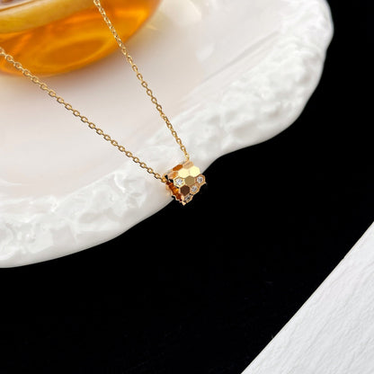 [Rosla Jewelry]BEE MINI PEDANT DIAMOND NECKLACE