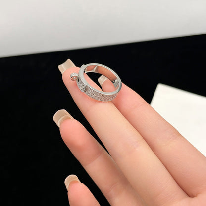 [Rosla Jewelry]KELLY SILVER DIAMOND RING