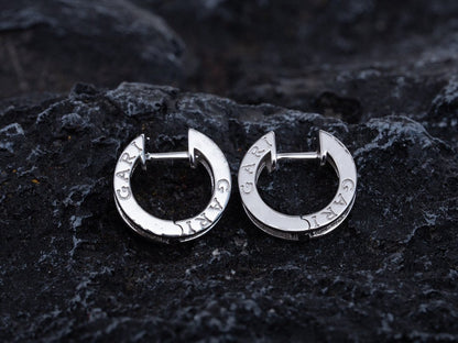 [Rosla Jewelry]ZERO 1 MINI SILVER DIAMOND EARRINGS