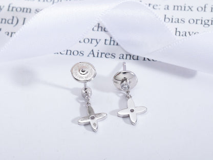 [Rosla Jewelry]VIDYLLE SILVER DIAMOND MINI DROP EARRINGS