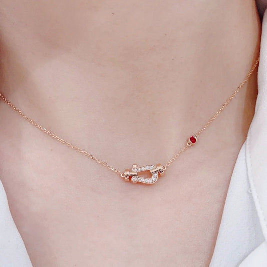 [Rosla Jewelry]FORCE 10 DIAMOND PINK GOLD NECKLACE