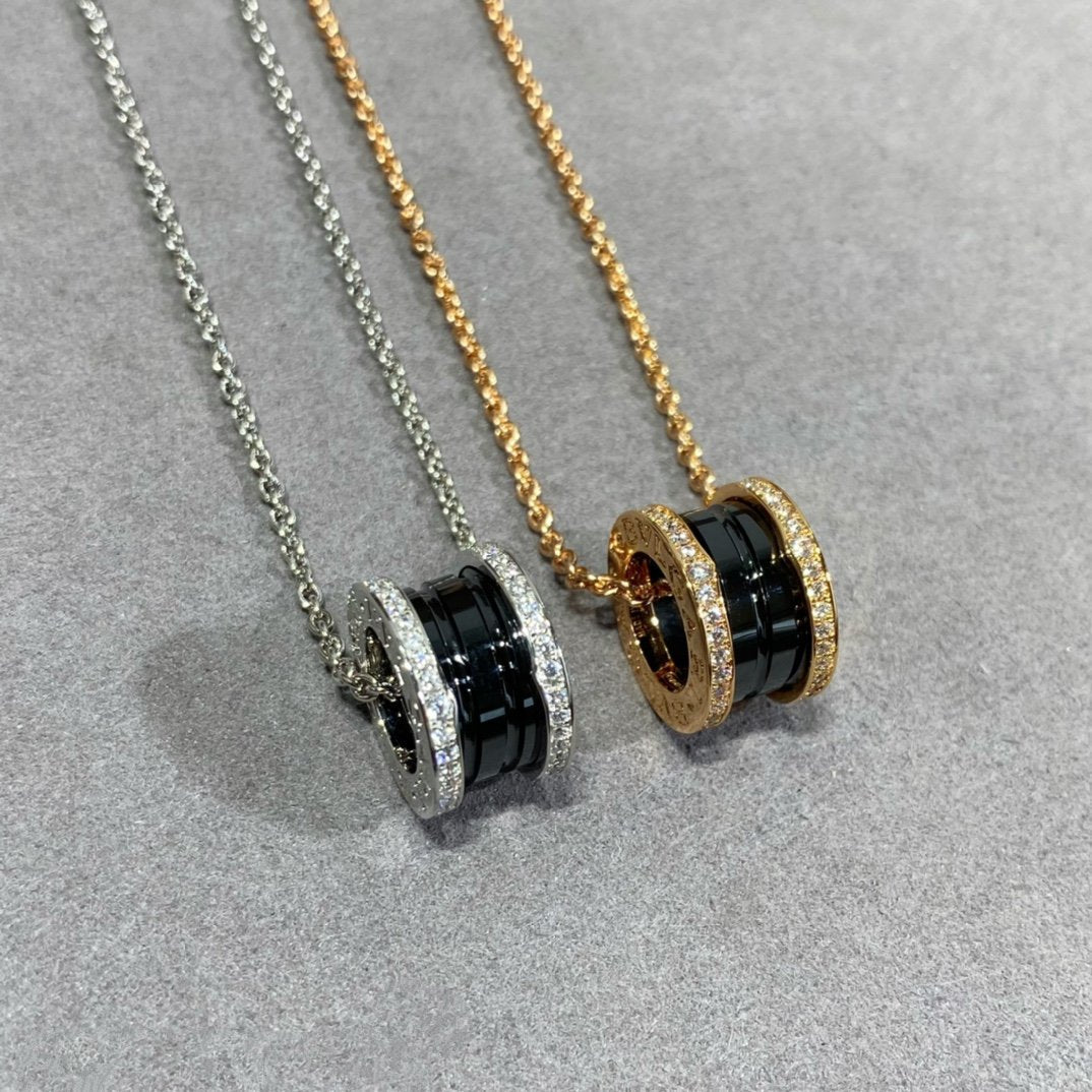 [Rosla Jewelry]ZERO 1 DIAMOND CERAMIC NECKLACE