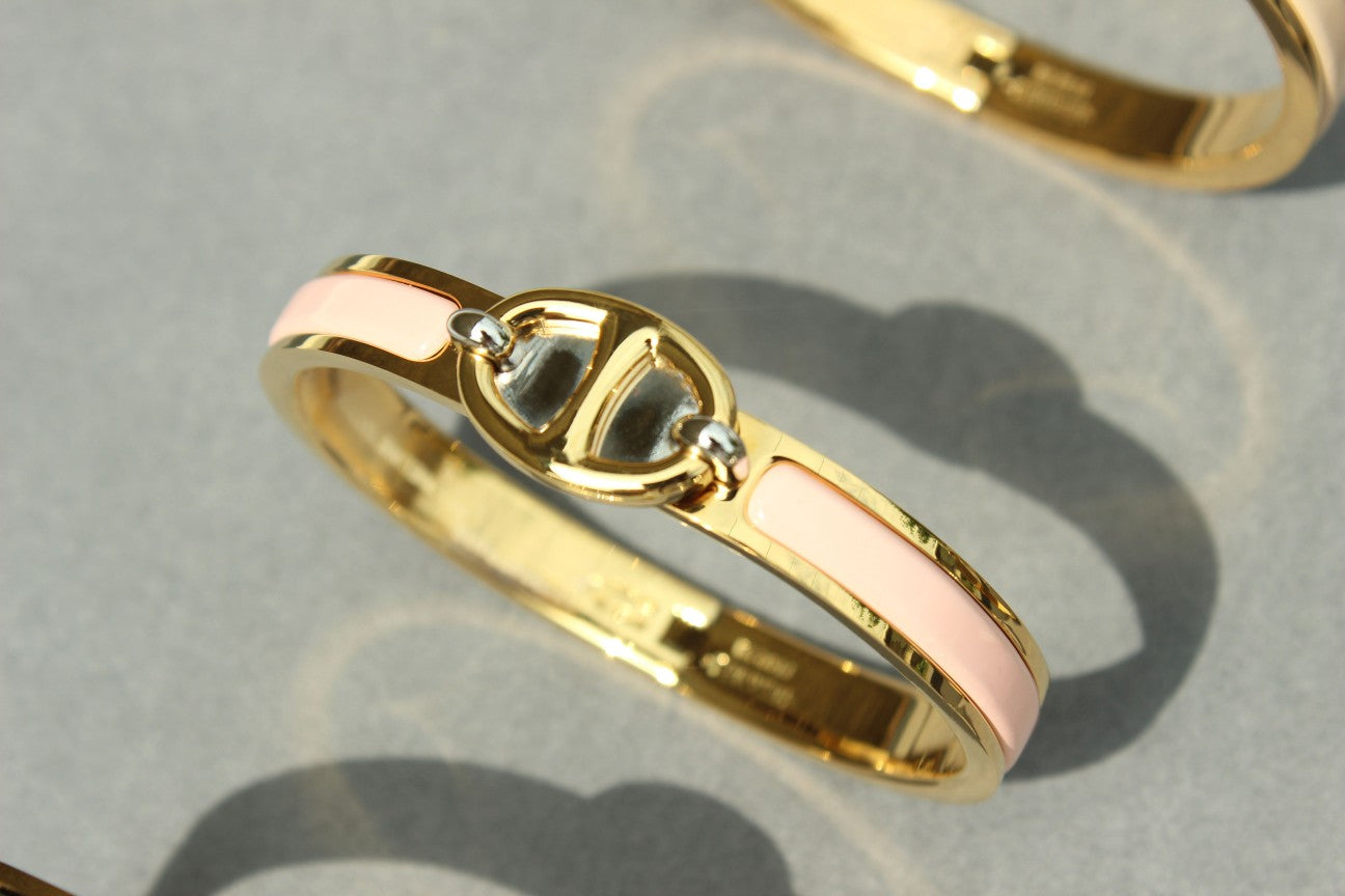 [Rosla Jewelry]CLIC CHAINE GOLD BRACELET