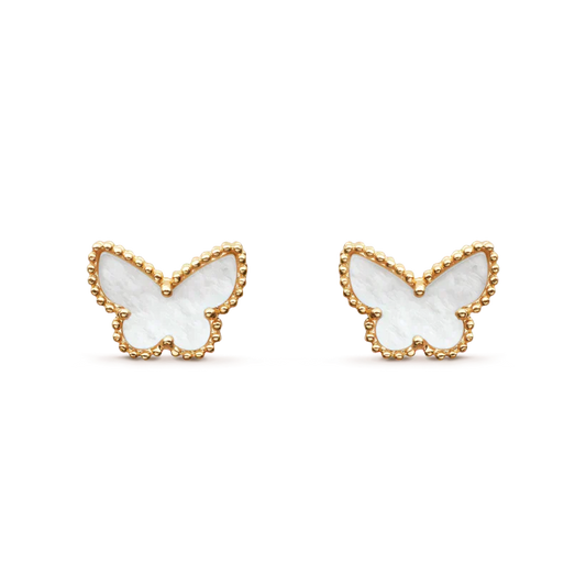 [Rosla Jewelry]SWEET BUTTERFLY MOP EARSTUDS