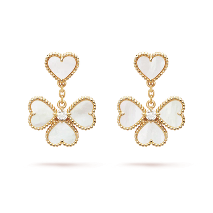 [Rosla Jewelry]CLOVER SWEET WHITE MOP EARRINGS