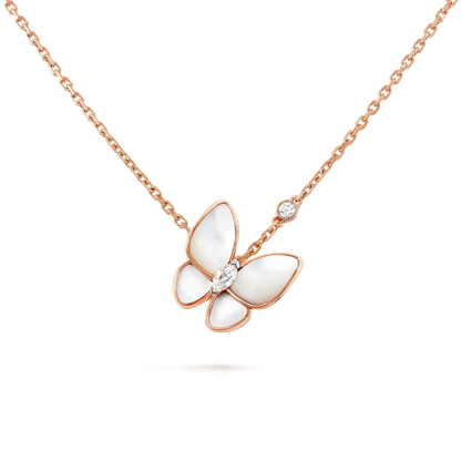 [Rosla Jewelry]BUTTERFLY MOP DIAMOND NECKLACE