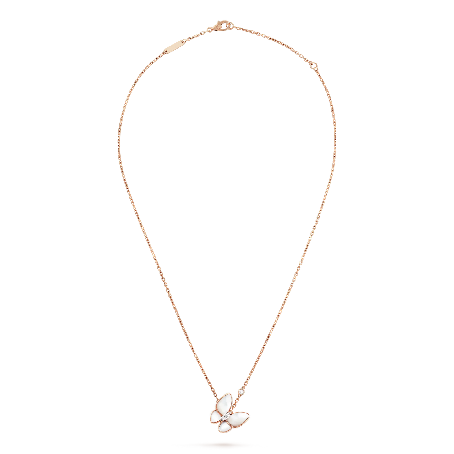 [Rosla Jewelry]BUTTERFLY MOP DIAMOND NECKLACE