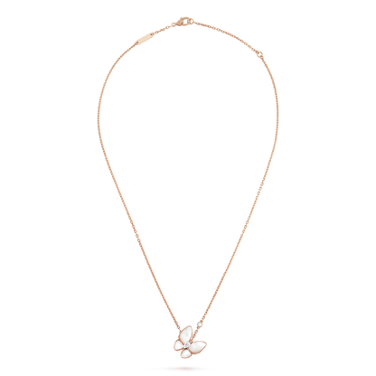 [Rosla Jewelry]BUTTERFLY MOP DIAMOND NECKLACE